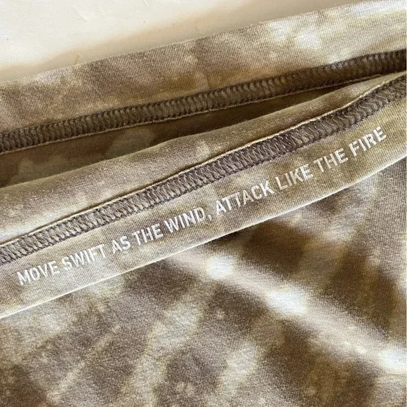 RHONE Reverse Tie Dye Tee T-Shirt Mens Size Small Pima Cotton Crewneck Tan Cream - Picture 5 of 11